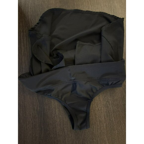 Nike Black Running Skort With Built-In Lining Size L - Picture 7 of 8